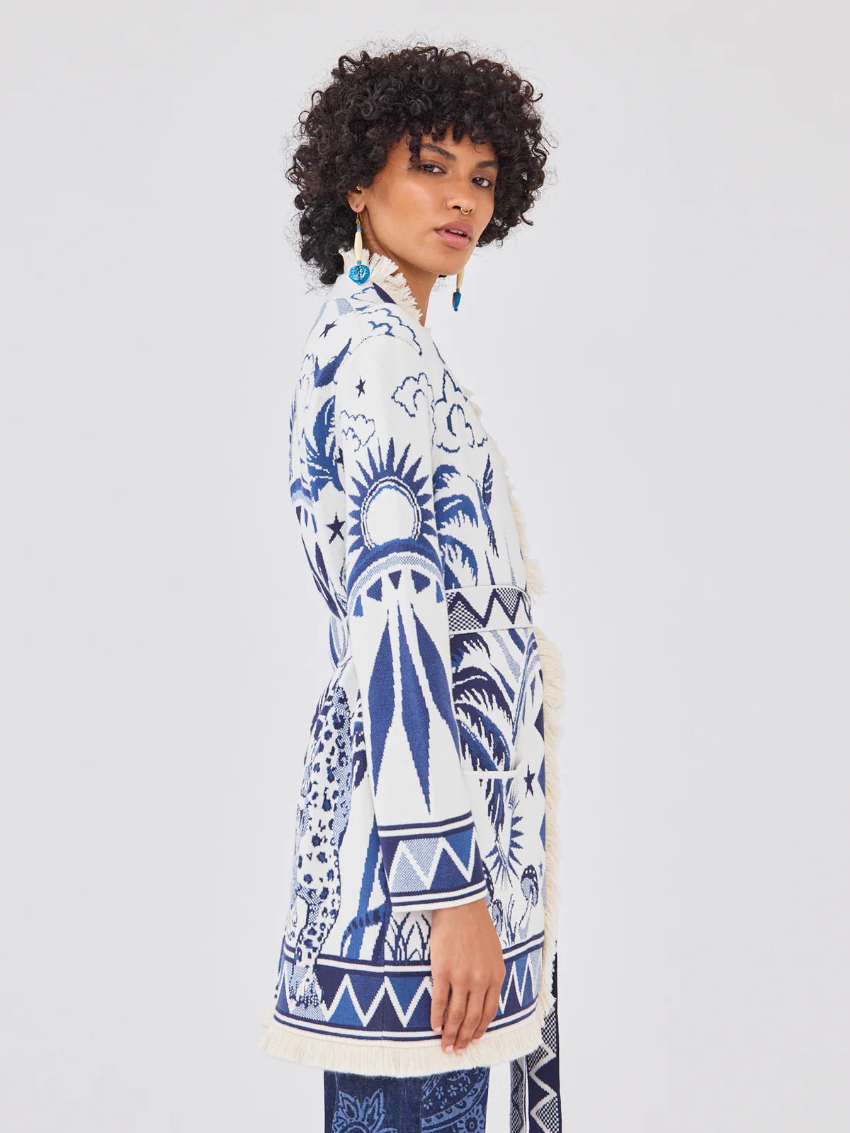 Hayley Menzies Magic Leopard Cardigan - Cream