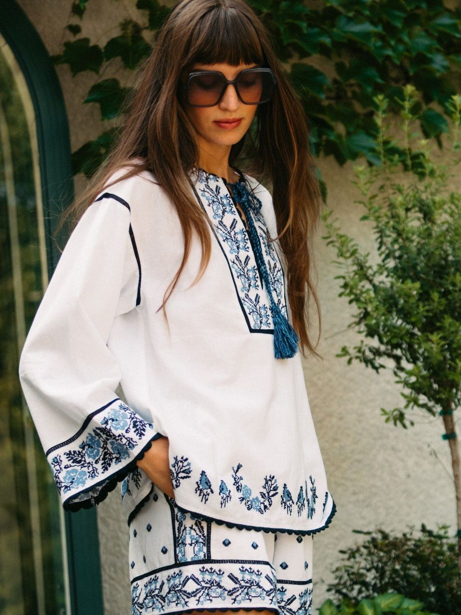 Mille Angelica Top - Santorini