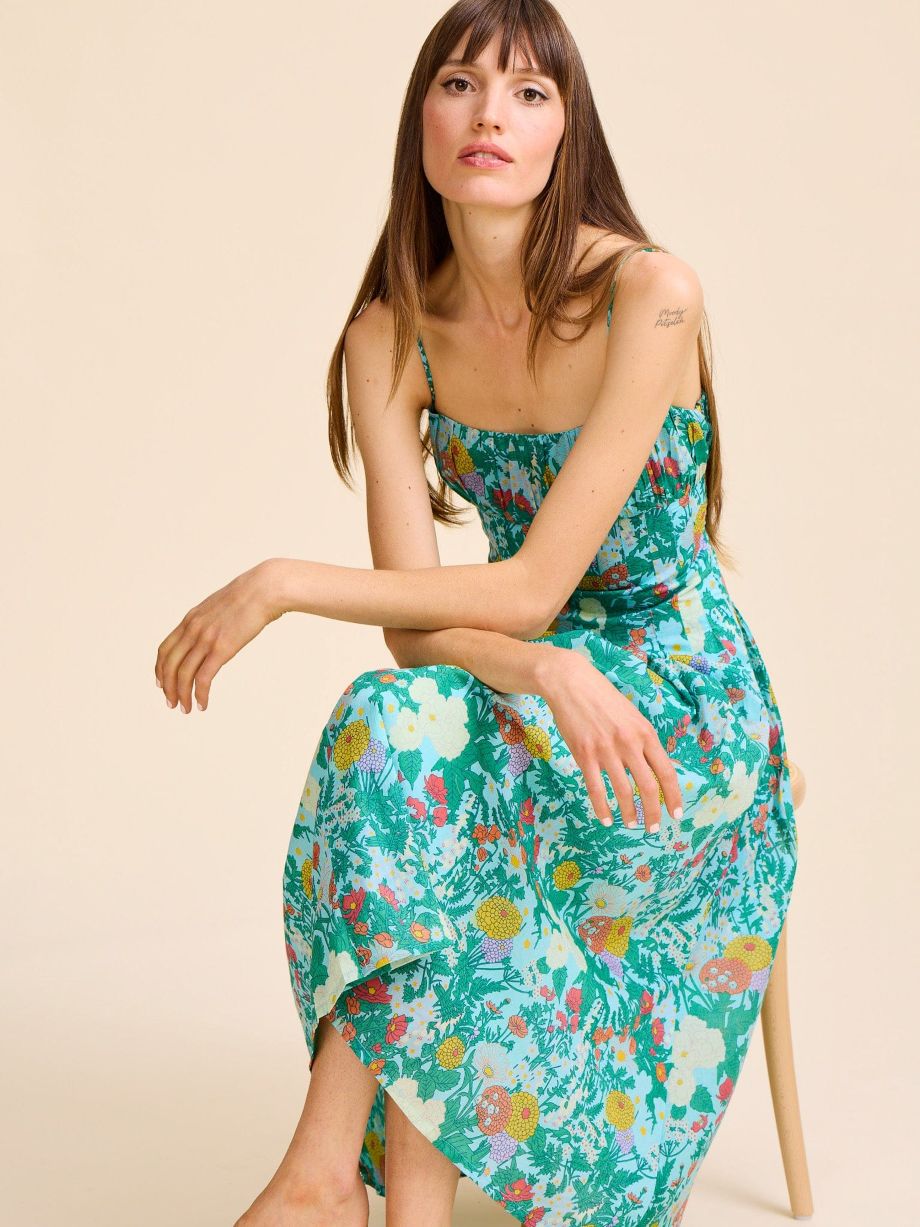Mille Tully Dress - Swedish Gardens
