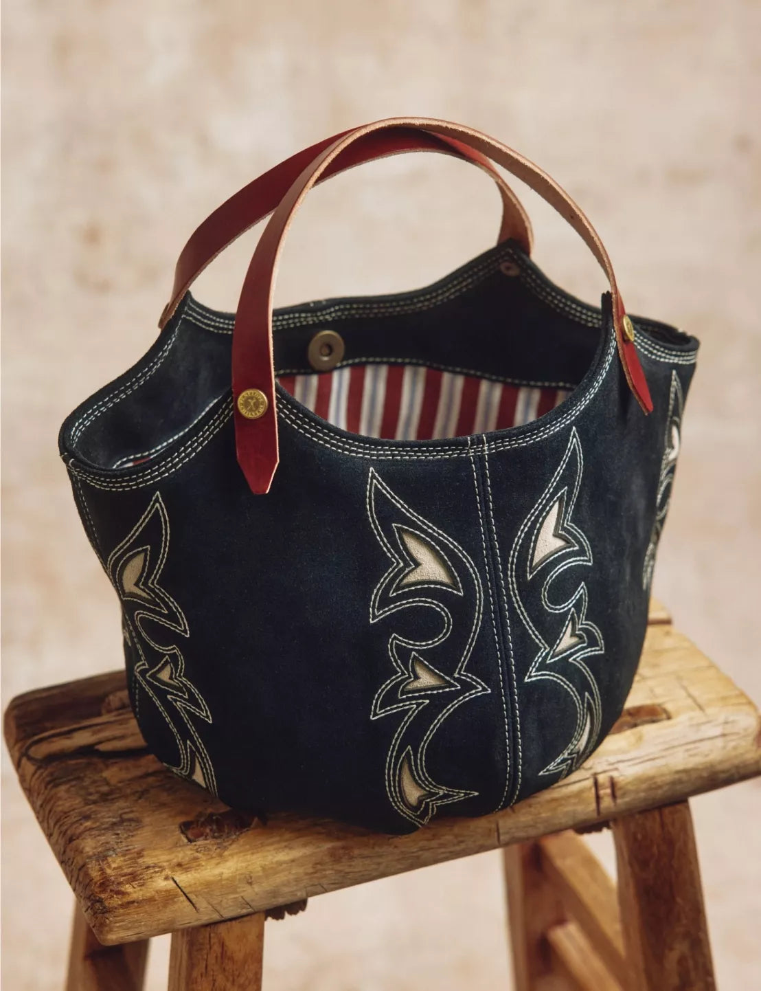 Penelope Chilvers Mini Pillow Paloma Bag - Black/Taupe