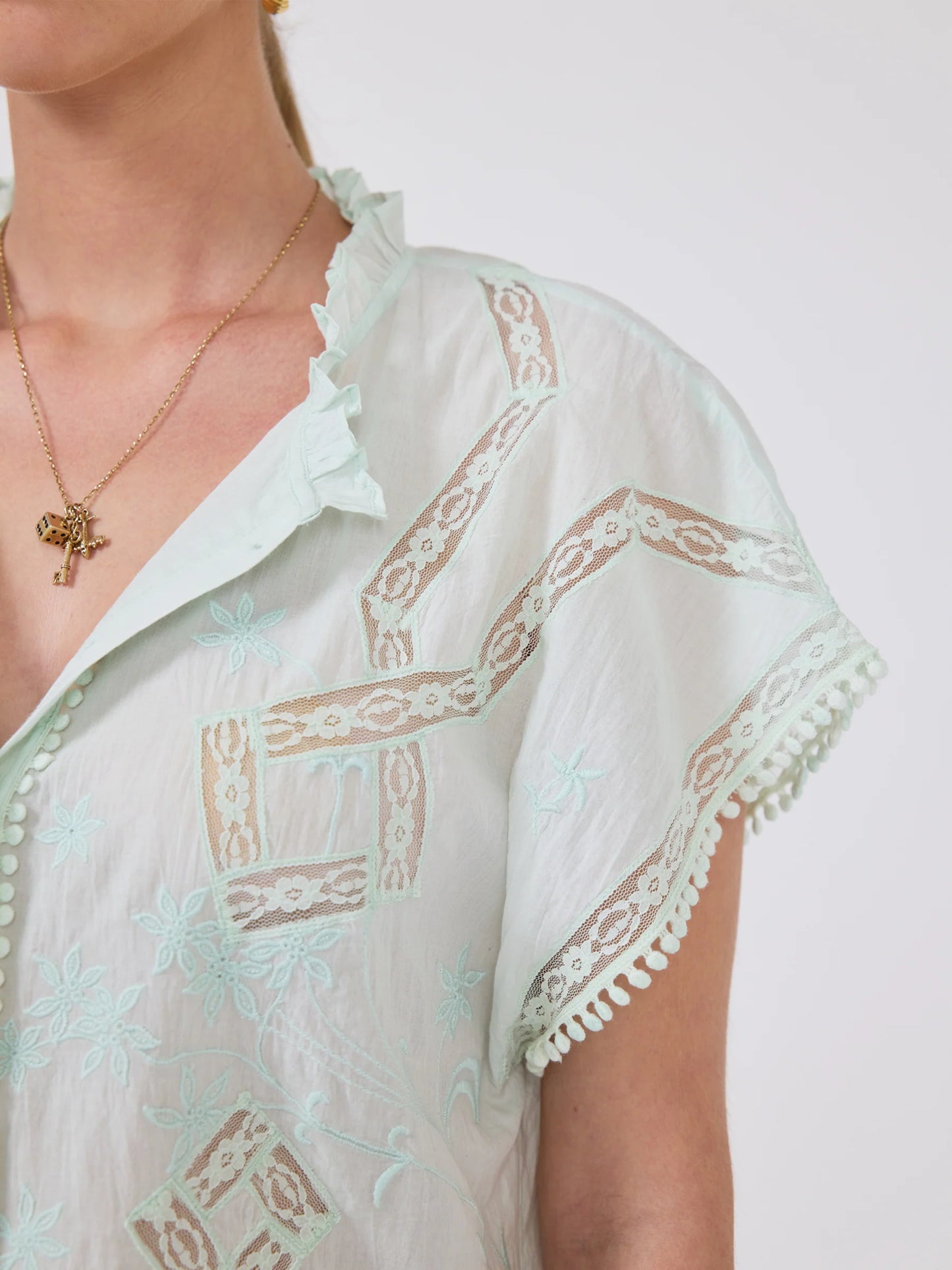 Hayley Menzies Grace Top - Mint
