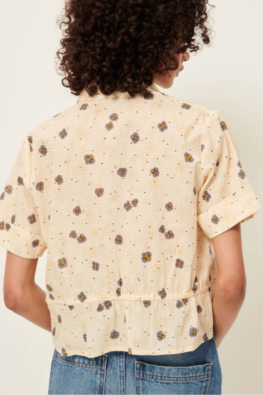 Sessun Chiavari Short Sleeve Blouse - Plein Sel Seti