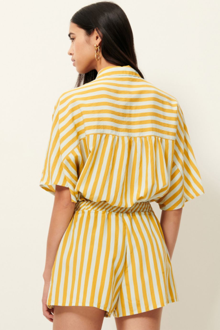 Sessun Lido Short Sleeve Blouse - Lagune