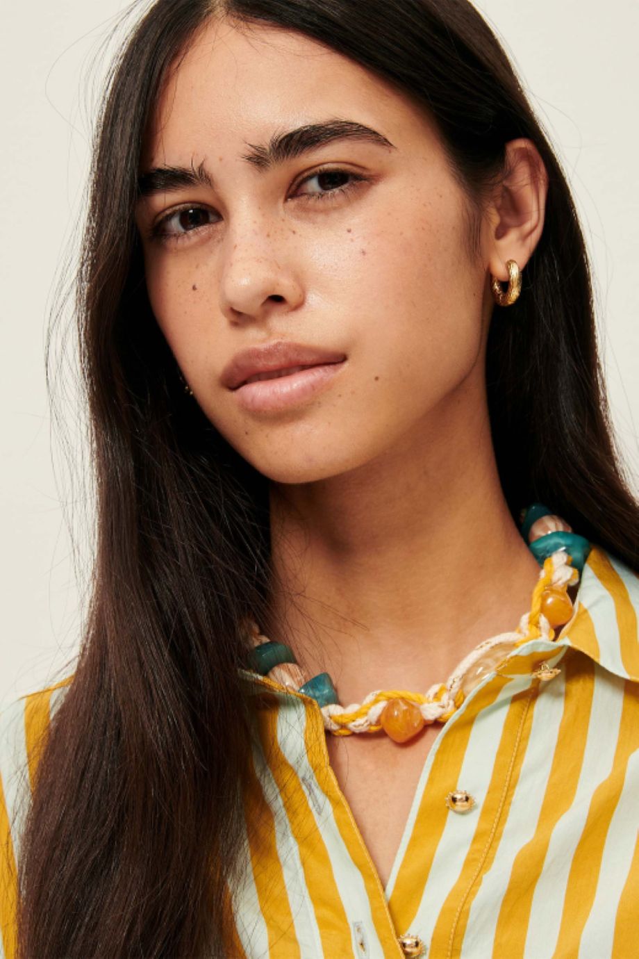 Sessun Lido Short Sleeve Blouse - Lagune