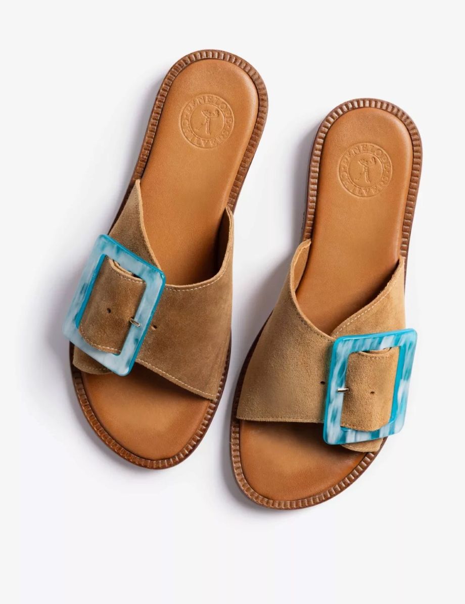 Penelope Chilvers Biarritz Slide - Tan