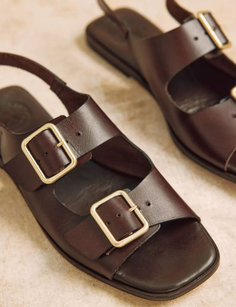 Penelope Chilvers Portobello Sandal - BItter Chocolate