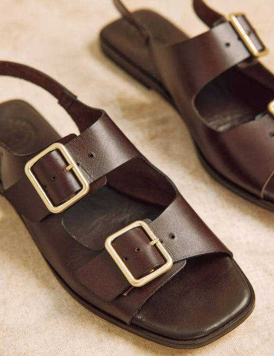 Penelope Chilvers Portobello Sandal - BItter Chocolate