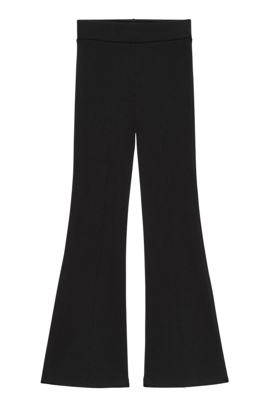 Donni Rib Kick Flare Pant - Jet
