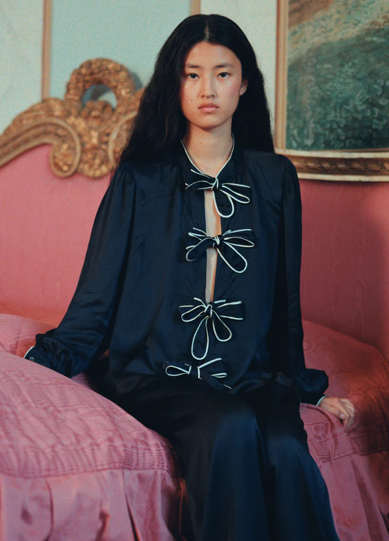 Sea-NY Marceline Sleepwear PJ Set - Navy