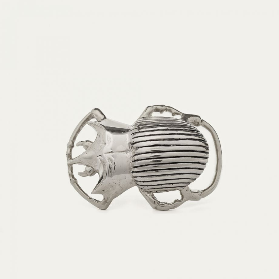Claris Voirot Baby Beetle Buckle - Silver