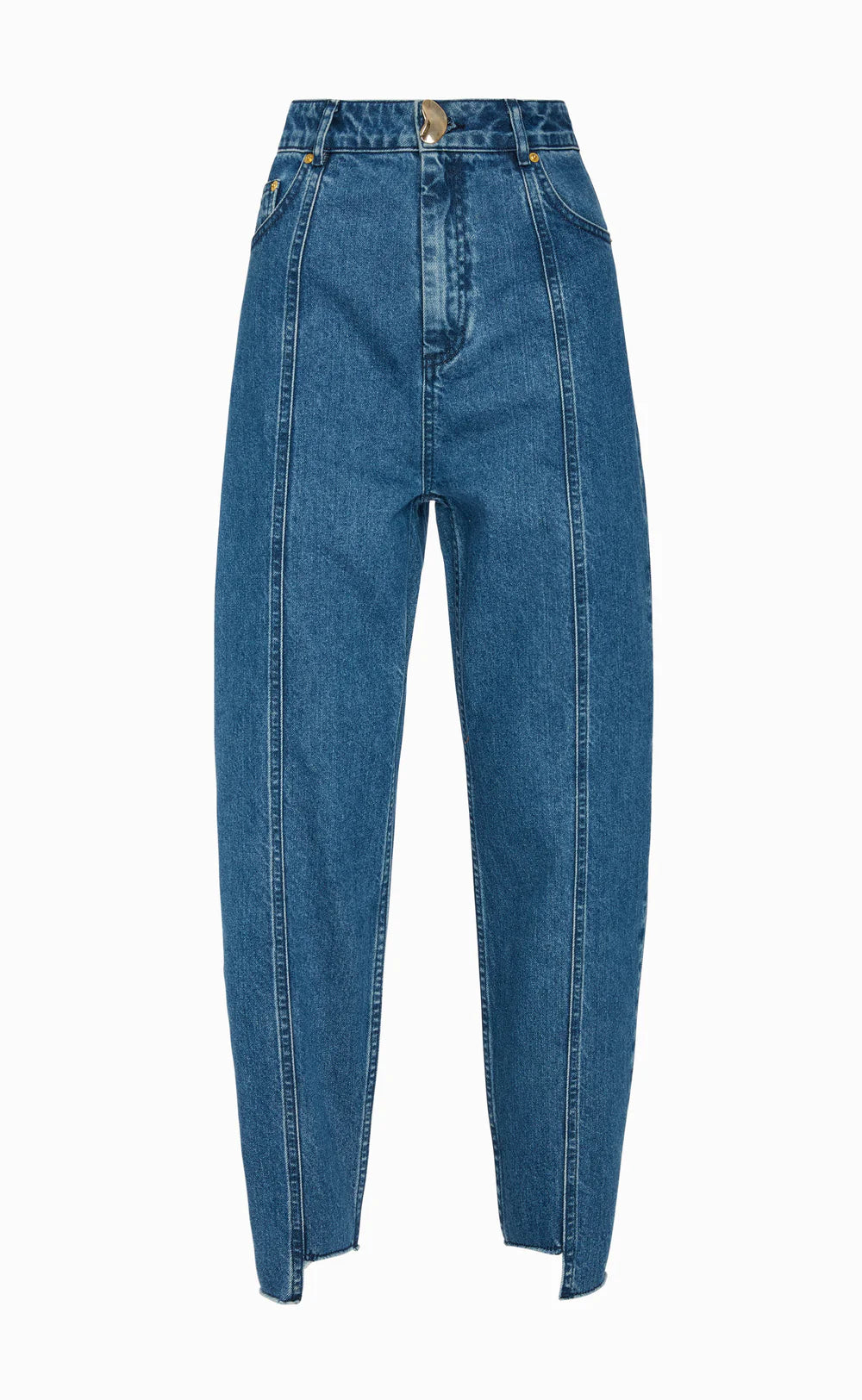 AKYN Slim Barrel Jeans - Midwash