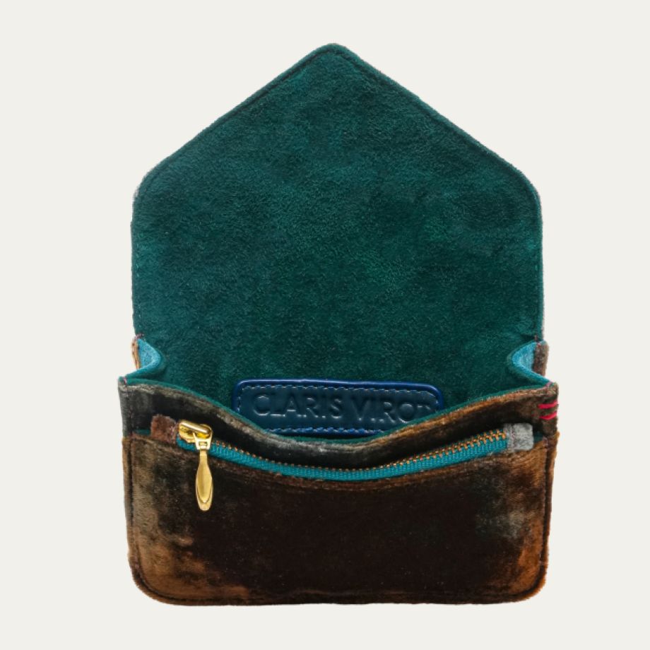 Claris Virot Velvet Alex Cardholder - Terrecielo