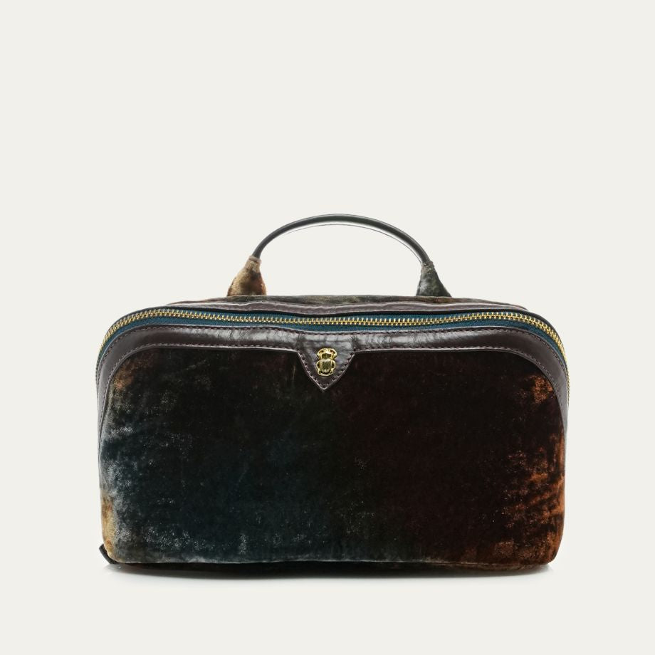 Claris Virot Charlotte Velvet Vanity Case - Terracielo