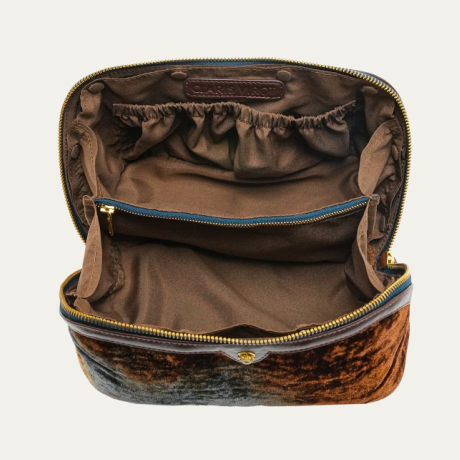 Claris Virot Charlotte Velvet Vanity Case - Terracielo