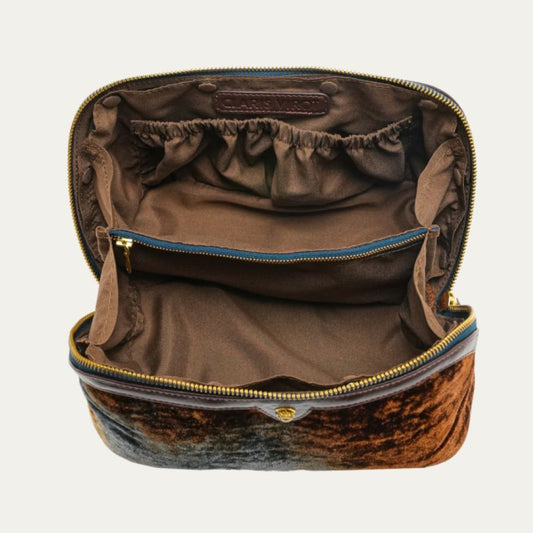 Claris Virot Charlotte Velvet Vanity Case - Terracielo