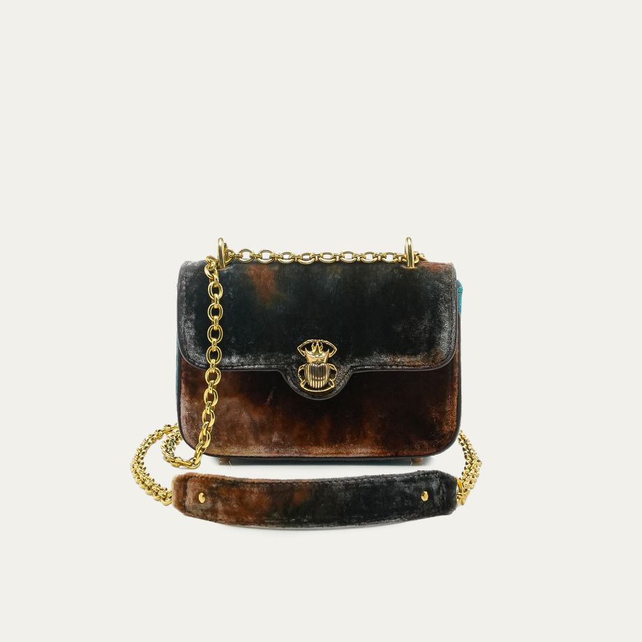 Claris Voirot Velvet Mini Ava Crossbody Bag - Terracielo